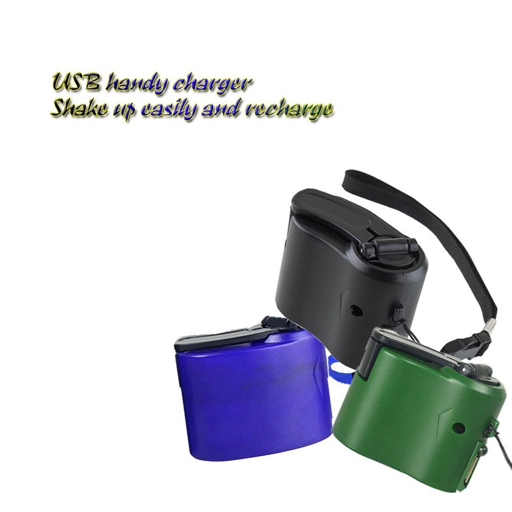 Mini chargeur à manivelle compacte générateur manuel chargeur de secours pour téléphone portable chargeur Usb rester connecté ONLENY