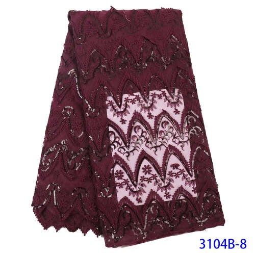 Himmel Blau Französisch Spitze Stoff Afrikanischen Bestickte Tüll Stoff mit Pailletten Nigerian Schnürsenkel Stoffe für Hochzeit Kleid KS3104B: Bild 8