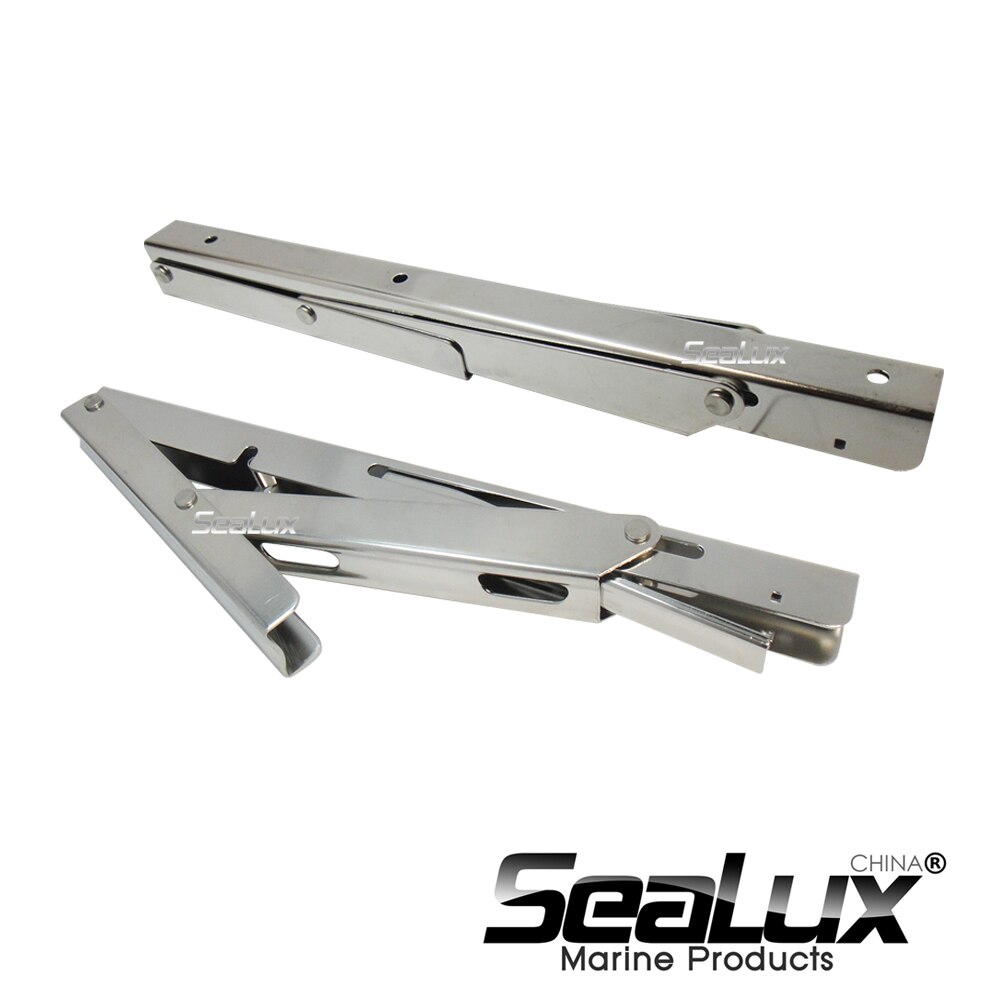 Sealux 1 pcs Marine Grade Stainless Steel 304 Universal Wall mounted Folding Table Bracket Shelf Bench Support 150kgs