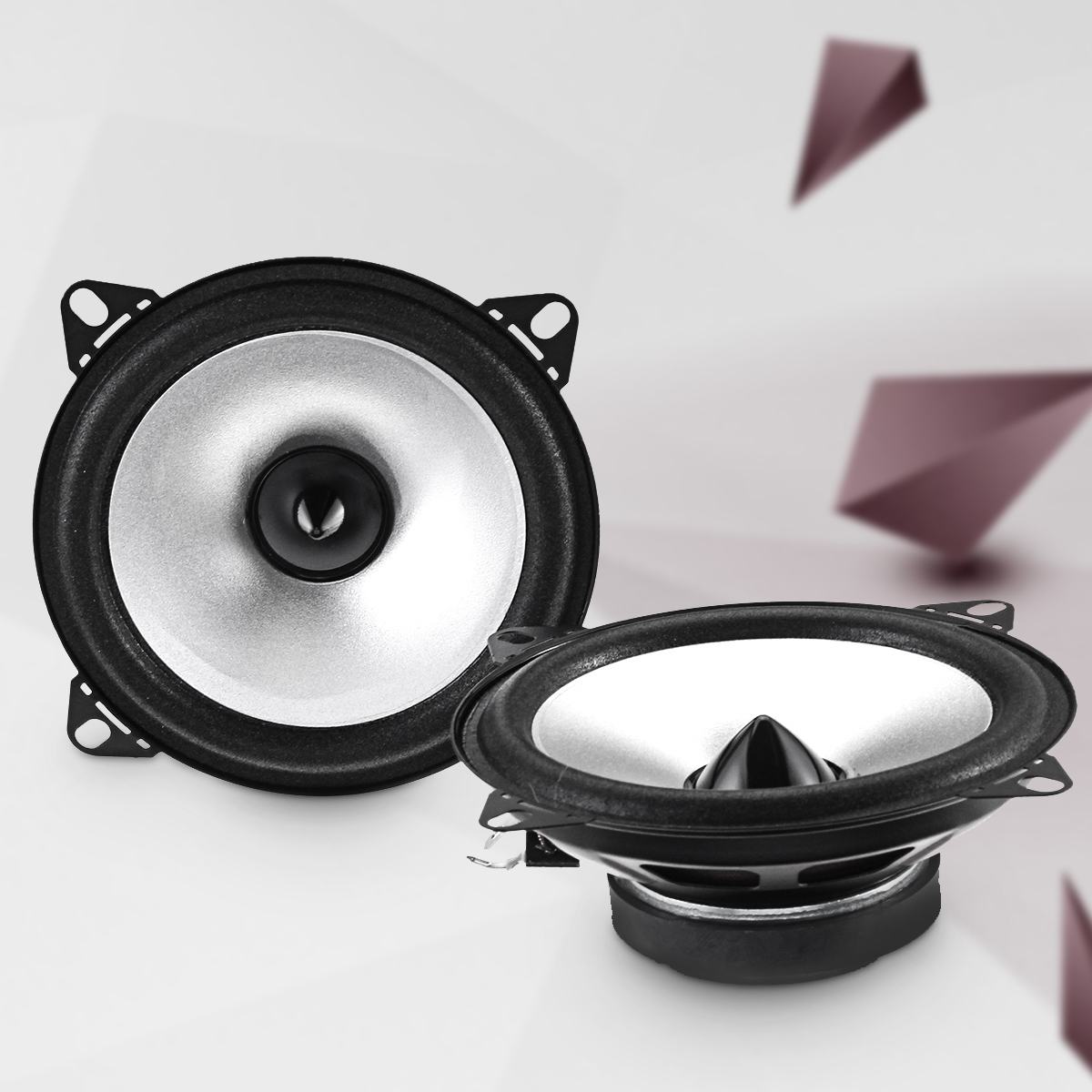 2 Stuks 4 Inch 60W 2 Weg Auto Coaxiale Hifi Speaker Voertuig Deur Auto Audio Muziek Stereo Full Range frequentie Hifi Luidsprekers