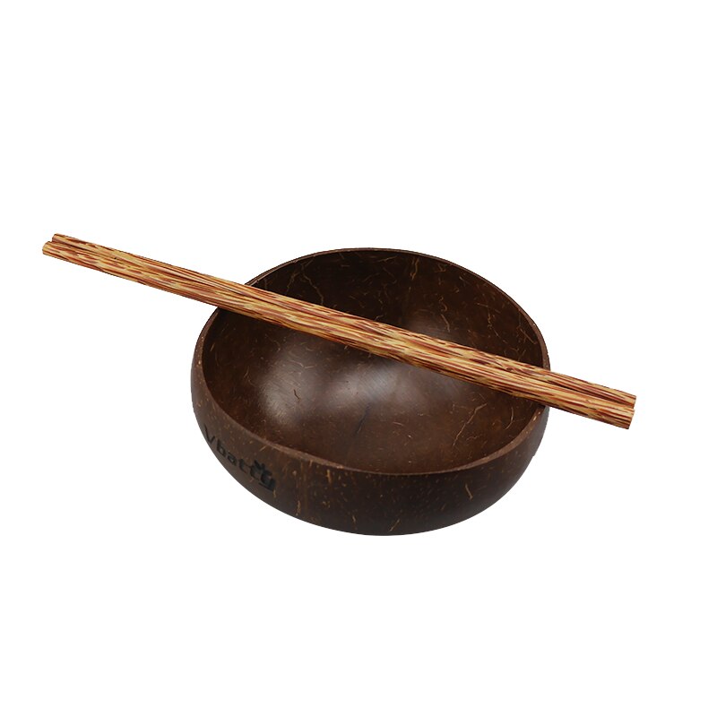 2 pcs 100% Organic Coconut Wood spoon Natural Bamboo Wooden Coconut Spoon for Coconut shell bowl Coconut Cutlery