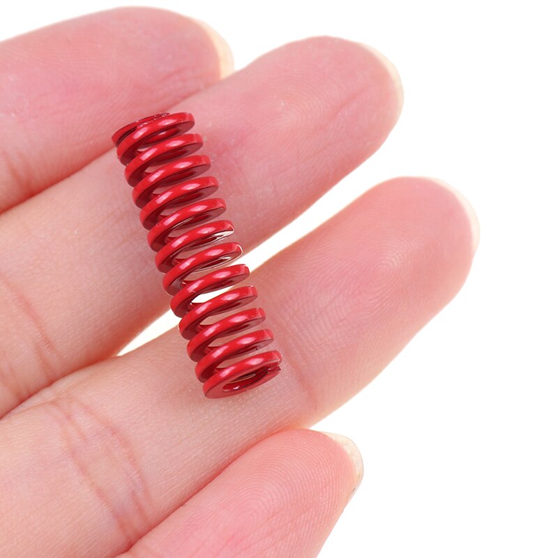 1Pcs Red Medium Load Compression Spring Diameter Rod: 8mm Loading Free Length: 20mm Die Mold Spring