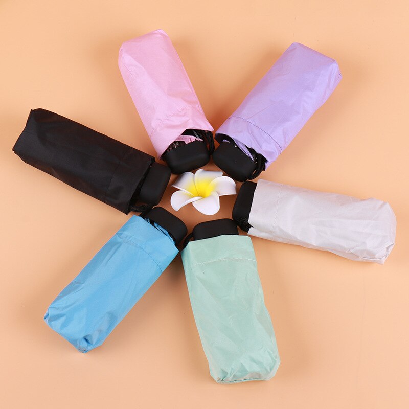 Mini 5 Folding Umbrella Rain Women Parasol Cute Umbrella Parapluie As Novelty Protection Windproof Folding Umbrella