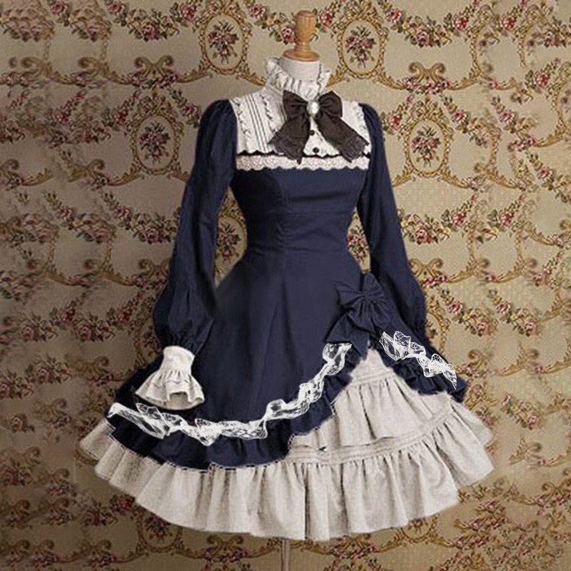Vestido de verano de talla grande de Lolita para mujer, de chica gordito, dulce Loli, estampado a cuadros, encaje, manga corta, Xl-5xl
