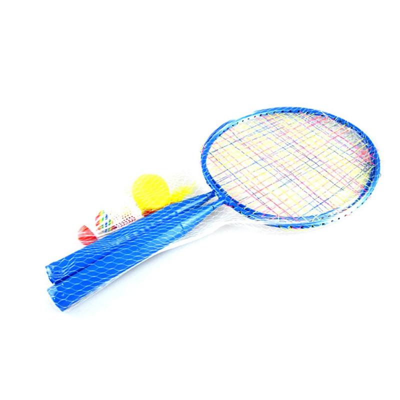 Badmintonracket met korte steel, kinderbadmintonracket, indoor badmintonset