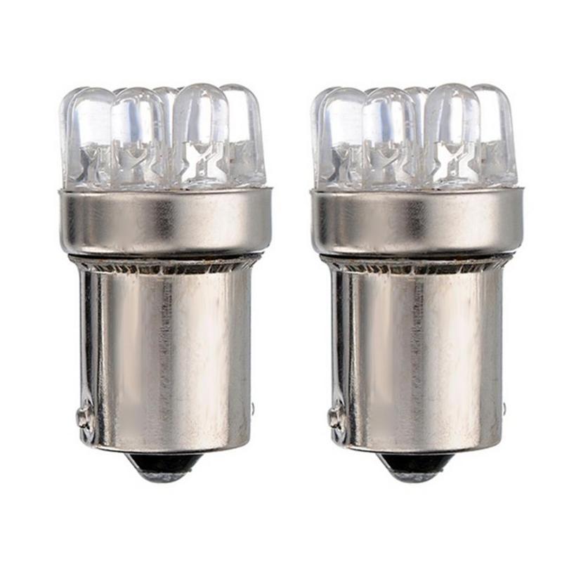 Wit Geel 2 Stuks 12V BA15S 1156 9 LED Auto Staart Remlicht Auto Light-emitting Diode Turn signaal Lamp Auto Accessoire
