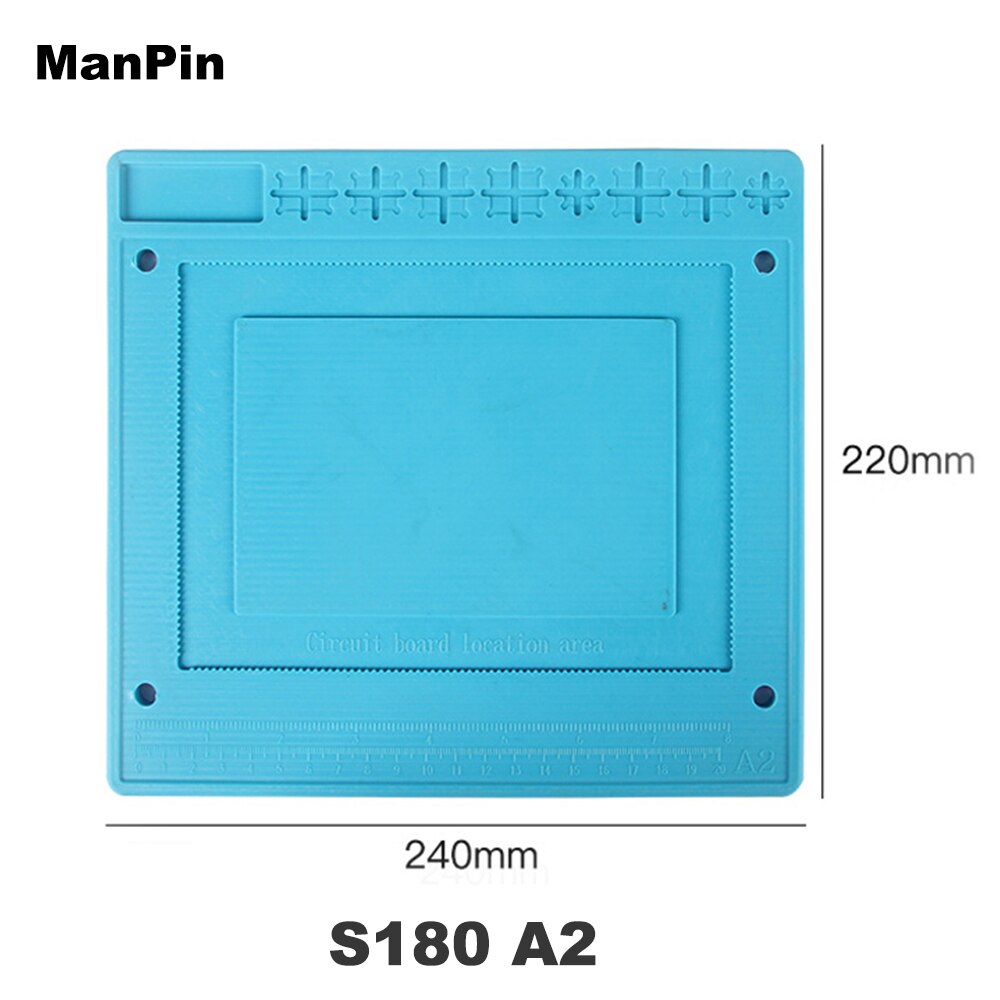 Magnetische Antistatische Esd Warmte Isolatie Werken Mat Bga Pcb Soldeerbout Siliconen Pad Mobiele Telefoon Computer Scherm Reparatie Tool