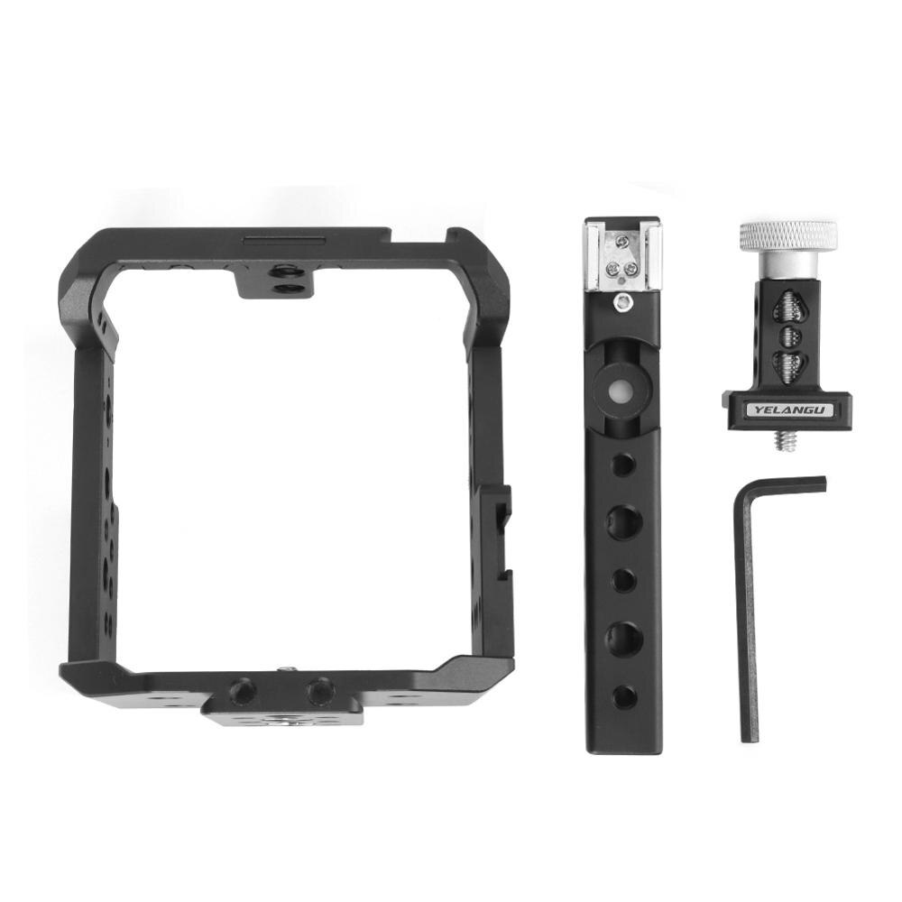 Gaiola câmera YELANGU C11 Liga de Alumínio Câmera Kit Gaiola com Alça De Elevação para CAM Z E2 ‑ S6/F6/câmera fotografia F8 gaiolas