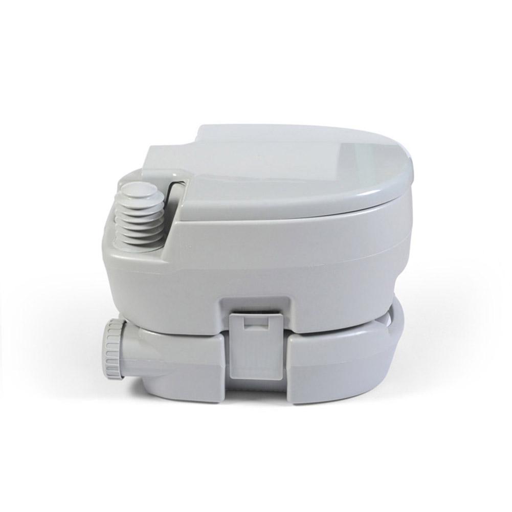 Portable Flush Toilet Commode Potty For RV Boat Outdoor Travel Camping Boating Roadtripping With 3.2 Gallon /12L Holding Tank