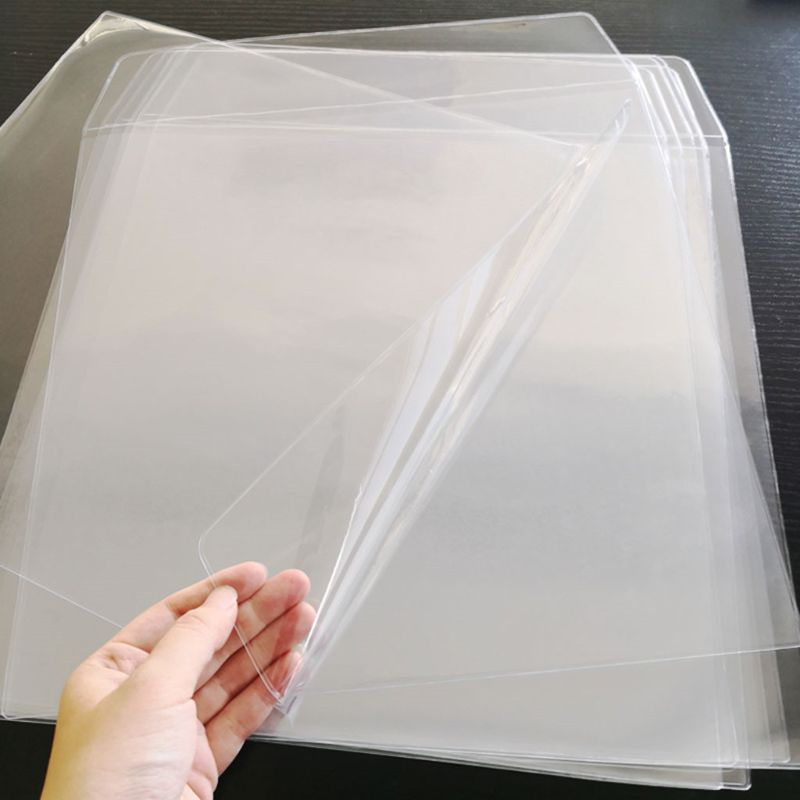 Funda protectora para discos de vinilo LP de 12 pulgadas, funda gruesa de PVC, accesorio para discos de vinilo, 5 unids/bolsa