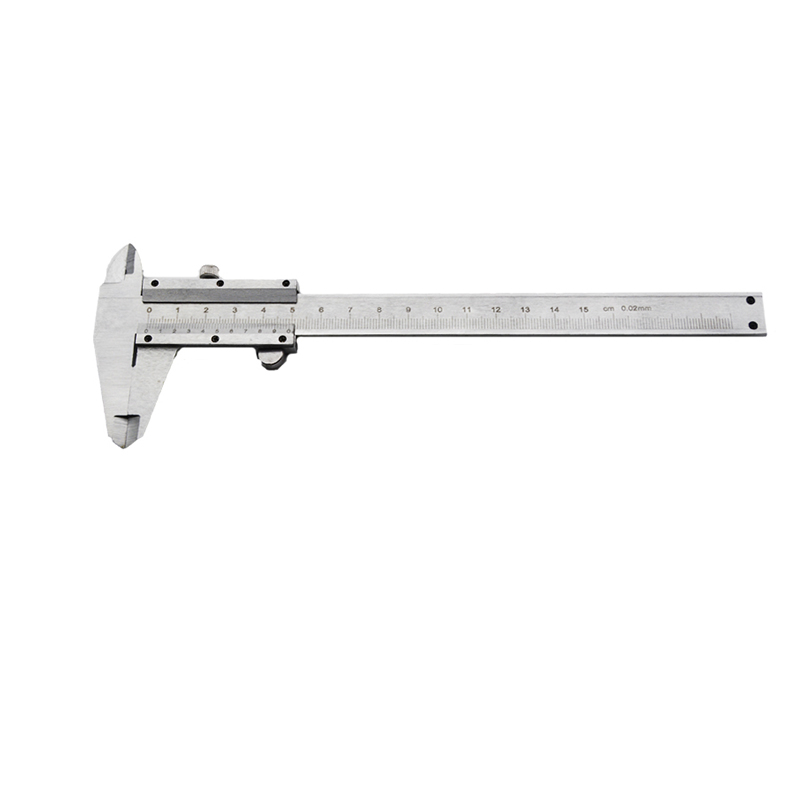 Calibrador Vernier 6 "0-150mm 0,02mm calibradores de Metal herramientas de medición de micrómetro: only a caliper