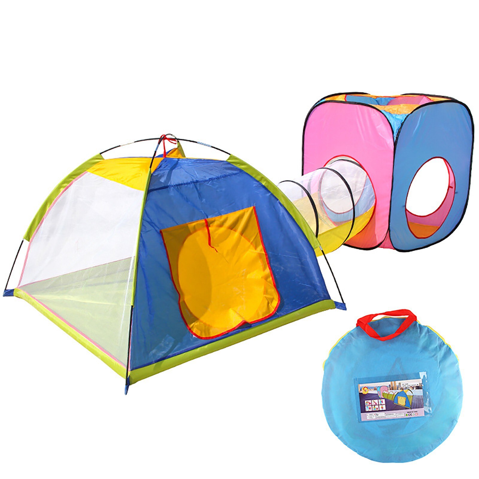 Kinder indoor und outdoor klettern ball pool drei stück rohr zelt Kind Tipi Zelt Große Baby Laufstall Kinder geburtstag: B