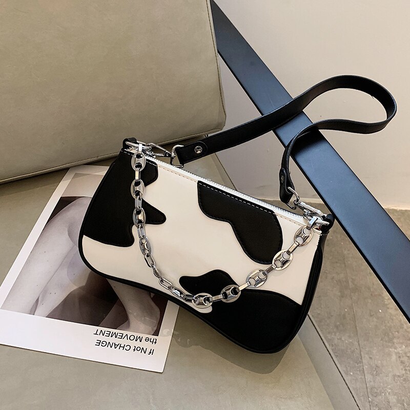 Contraste couleur carré chaîne sac fourre-tout en cuir PU femmes sac à main voyage épaule sac de messager sac à aisselles