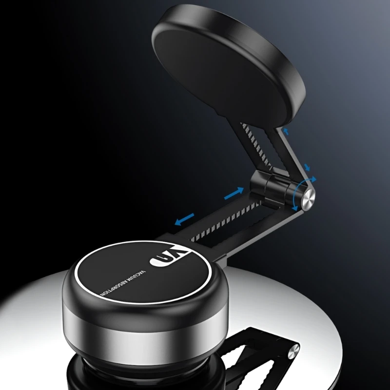 Autohouderrek met elektrische vacuümgreep, antislip verstelbare dashboardstandaard voor 4,7 inch telefoonnavigatie, reisgebruik