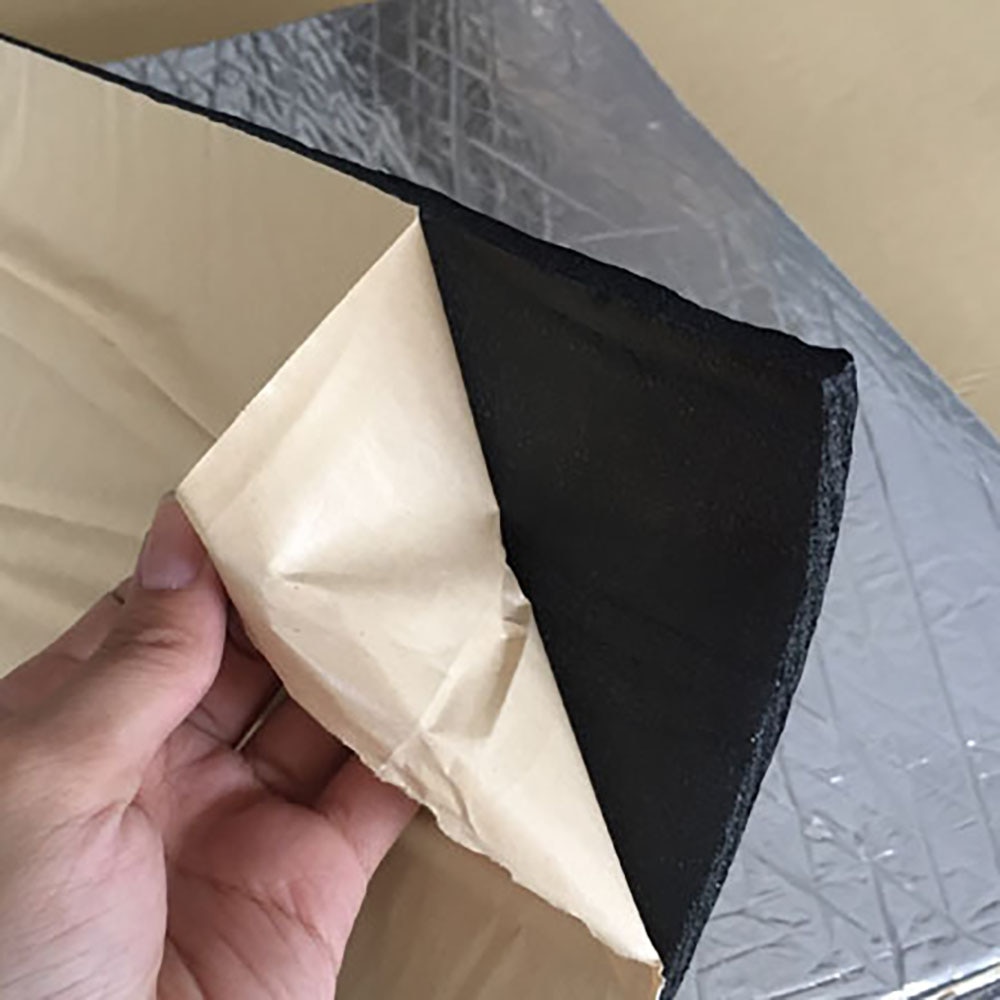 50*200cm Car Truck Firewall Heat Sound Deadener Insulation Mat Noise Insulation Wool Car Heat Sound Thermal Proofing Pad 10mm