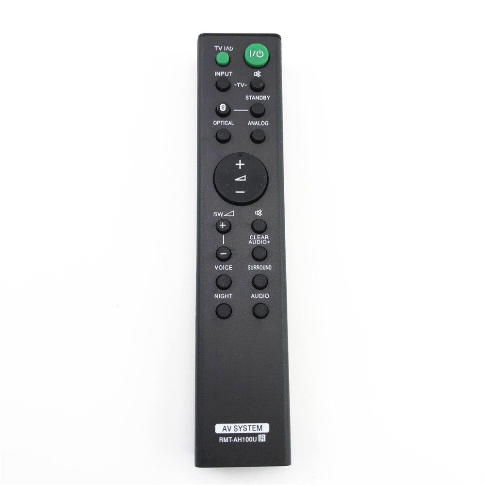 Télécommande RMT-AH100U pour sony HT-CT180 SA-CT180 barre de son SA-WCT180 avec haut-parleur Bluetooth fernbedienung