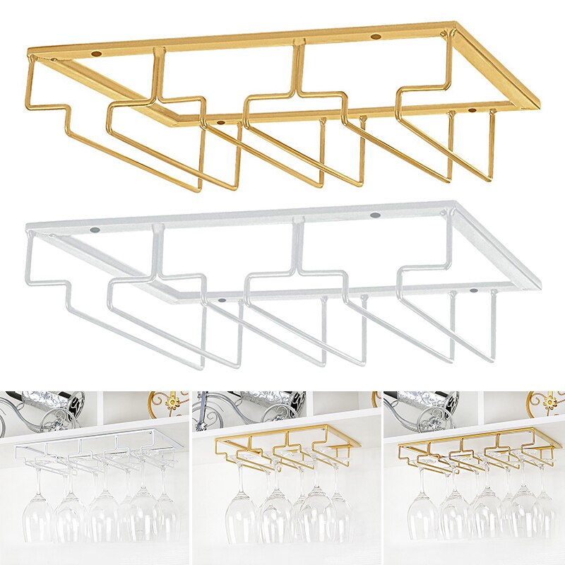 Hoge Wijnglazen Rack Onder Kast Glaswerk Rack Wijnglas Hanger Rekken Draad Glas Houder Uej
