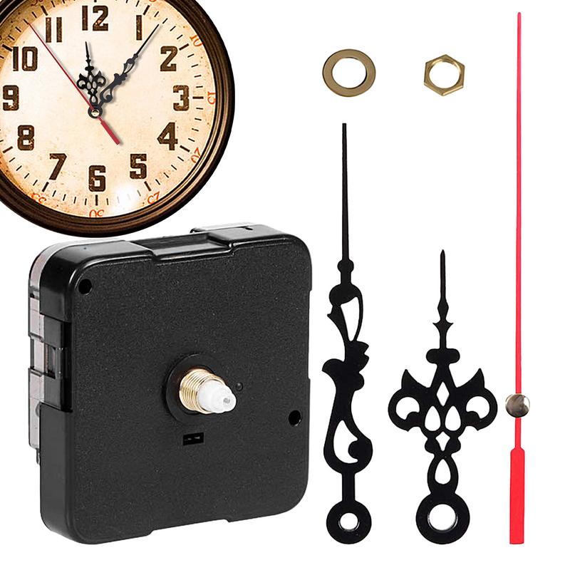 Klokmechanisme Stille quartz uurwerkmachine Muurhanden Wijzers Set Uurwerktafel Hangende DIY Quartz Horlogereparatieonderdelen