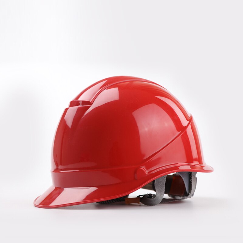 High-strength Safety Helmet Work Cap ABS Material Engineering Helmets Hard Hat Site Construction Protective Hard Hat: Red