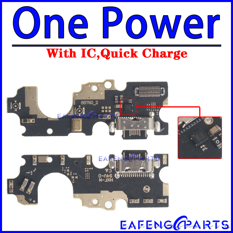 Usb Dock Charger Connector for Motorola Moto One Action Vision Fusion Hyper Macro Power Plus Charging Board Module Flex Ports: black