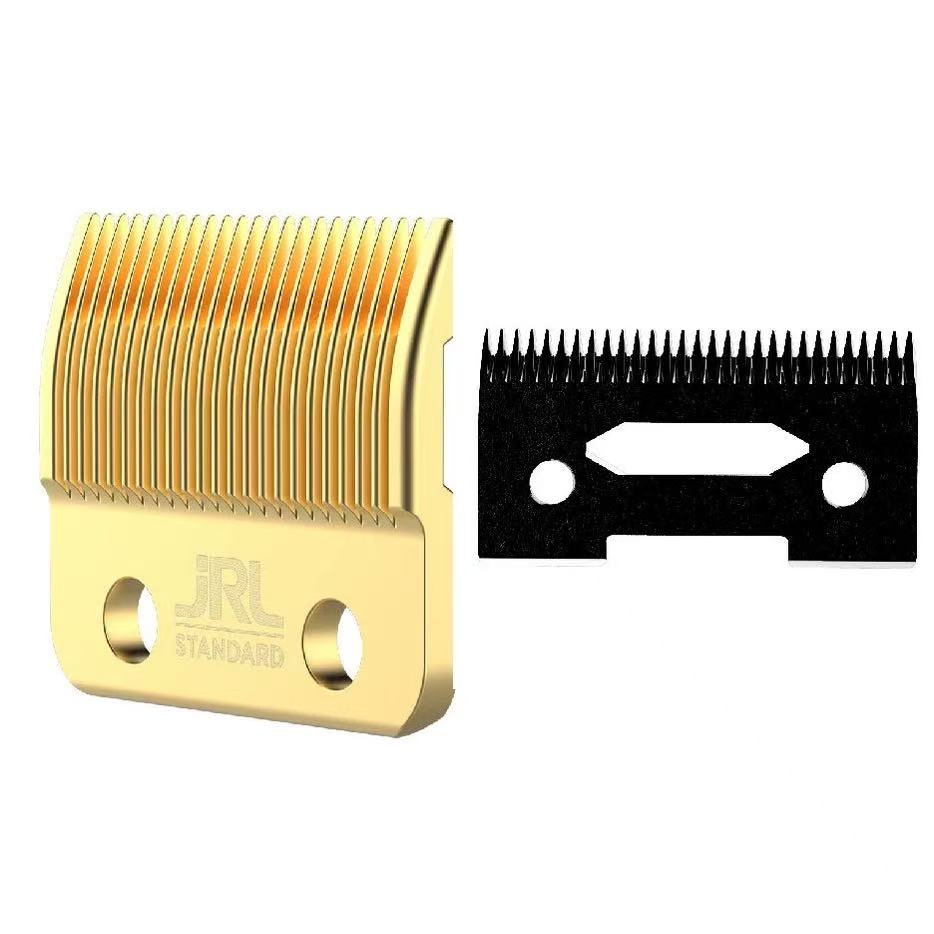 JRL Clipper Originele standaard Precisie tondeuse Mes, Haarsnijder, coole mestechnologie, Clipper FADE mes: Goud