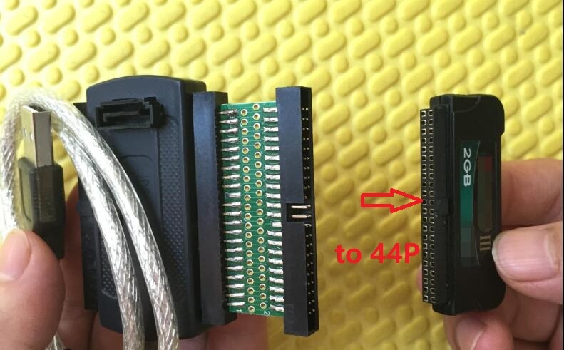 USB2.0 hohe geschwindigkeit zu ide 44 P 40 P SATA elektronische festplatte HDD SSD DOM kartenleser 40 & 44 See 40Stift 44Stift sata CF dom Adapter