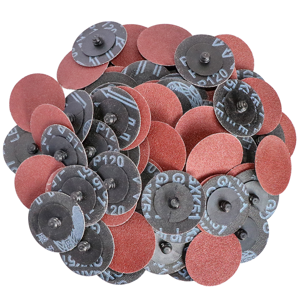 2 "50mm Roll Lock R-Type Quick Change Schijven Graan Schuurschijf Metalen Oppervlak Conditioning Stiftslijper accessoires