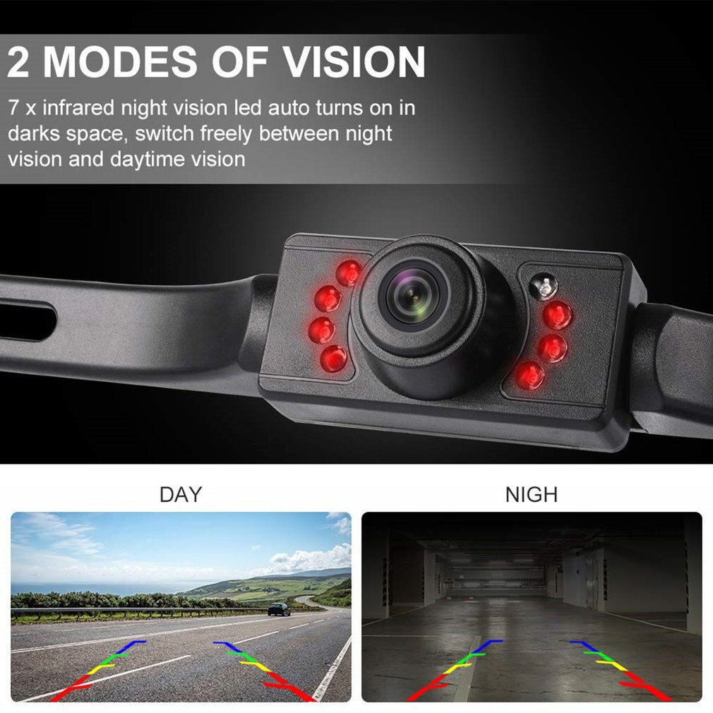 Car rear view camera Ip69 HD rear video vehicle camera Backup Reverse Camera waterproof Vision Parking Camera 170° Wide Angle