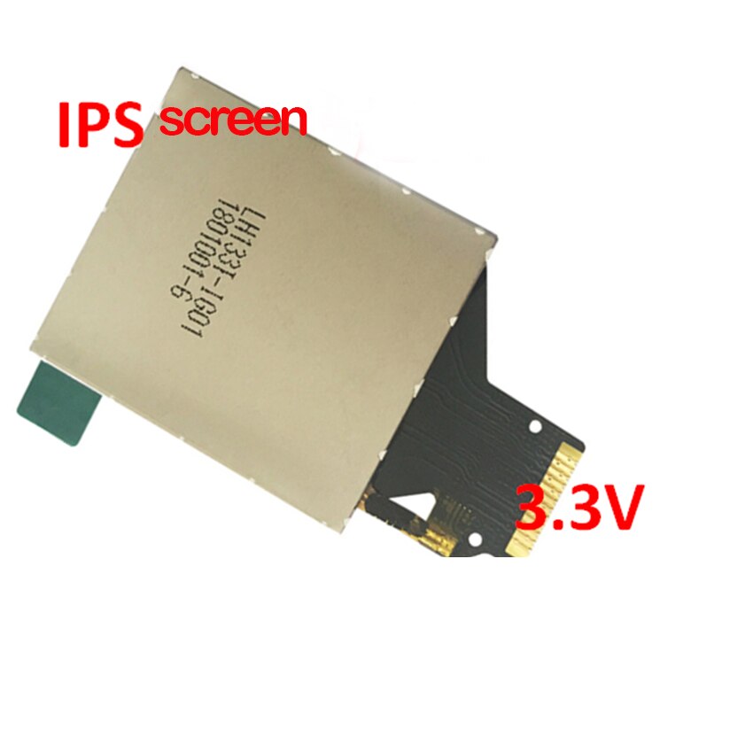 Hd full farge  ic 240*240 oppløsning tft skjerm , 1.3 tommer 3.3v ips 12 pin spi  st7789- stasjon