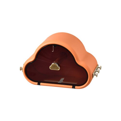 Kreatywny dom wodoodporna ściana uchwyt na papier toaletowy plastikowa chmura kształt pudełko na gazety półka łazienkowa: 1