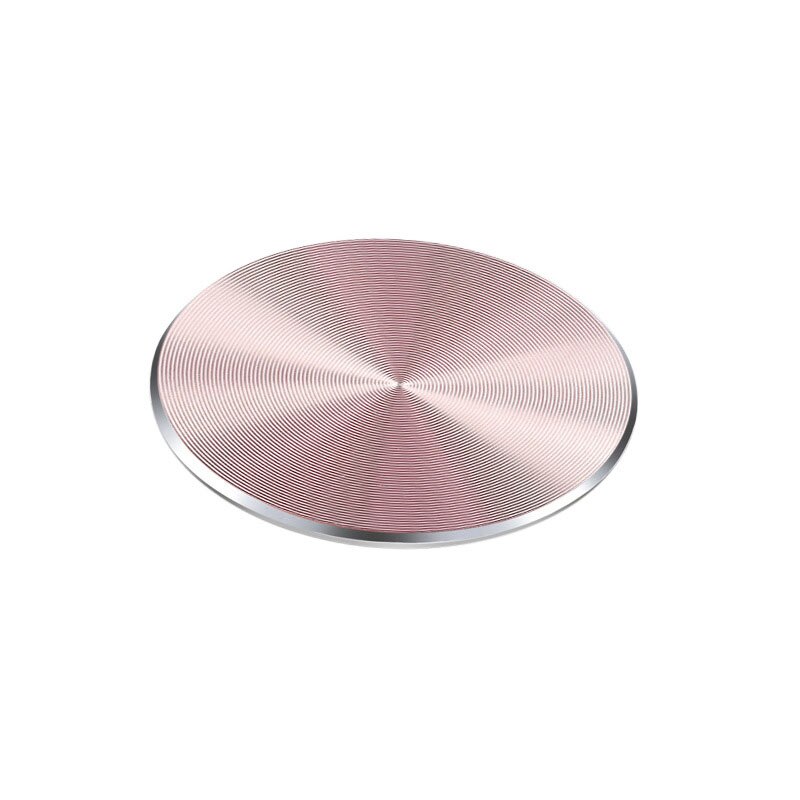 Magnetische Houder Voor Auto Metalen Plaat Magnetische Auto Mount Telefoon Houder Magnetische Houder Auto Telefoon Houder Patch Sticker Ultra-dunne: Rose Gold