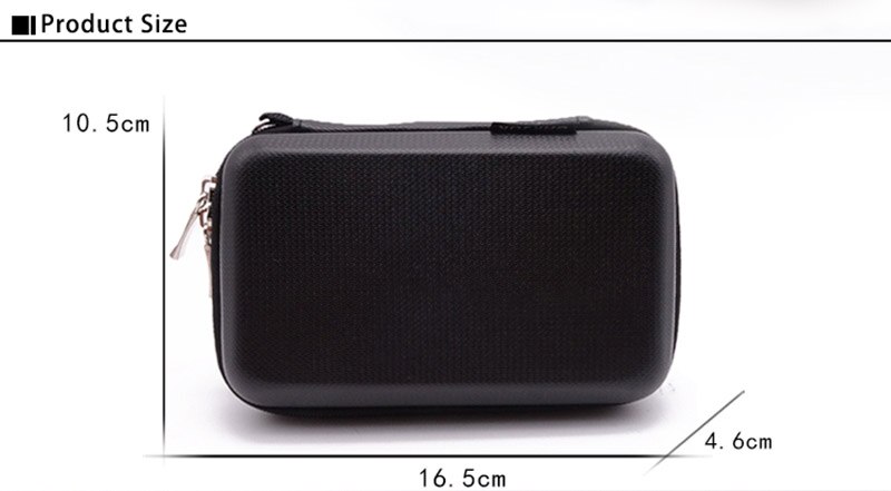 GHKJOK 2.5 inch HDD Bescherming Zak Harde Schijf Storage Case voor Externe Draagbare HDD SSD U Disk Power Bank Pen drive