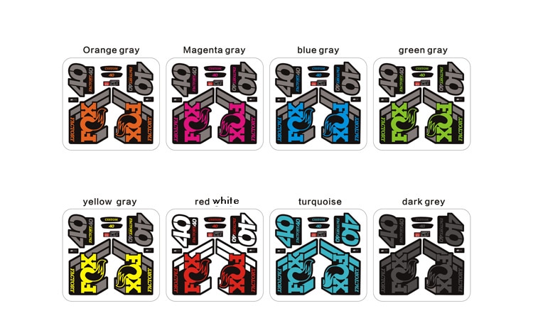 FOX40 stickers/decals of mountain bike/bicycle front fork for DH MTB racing