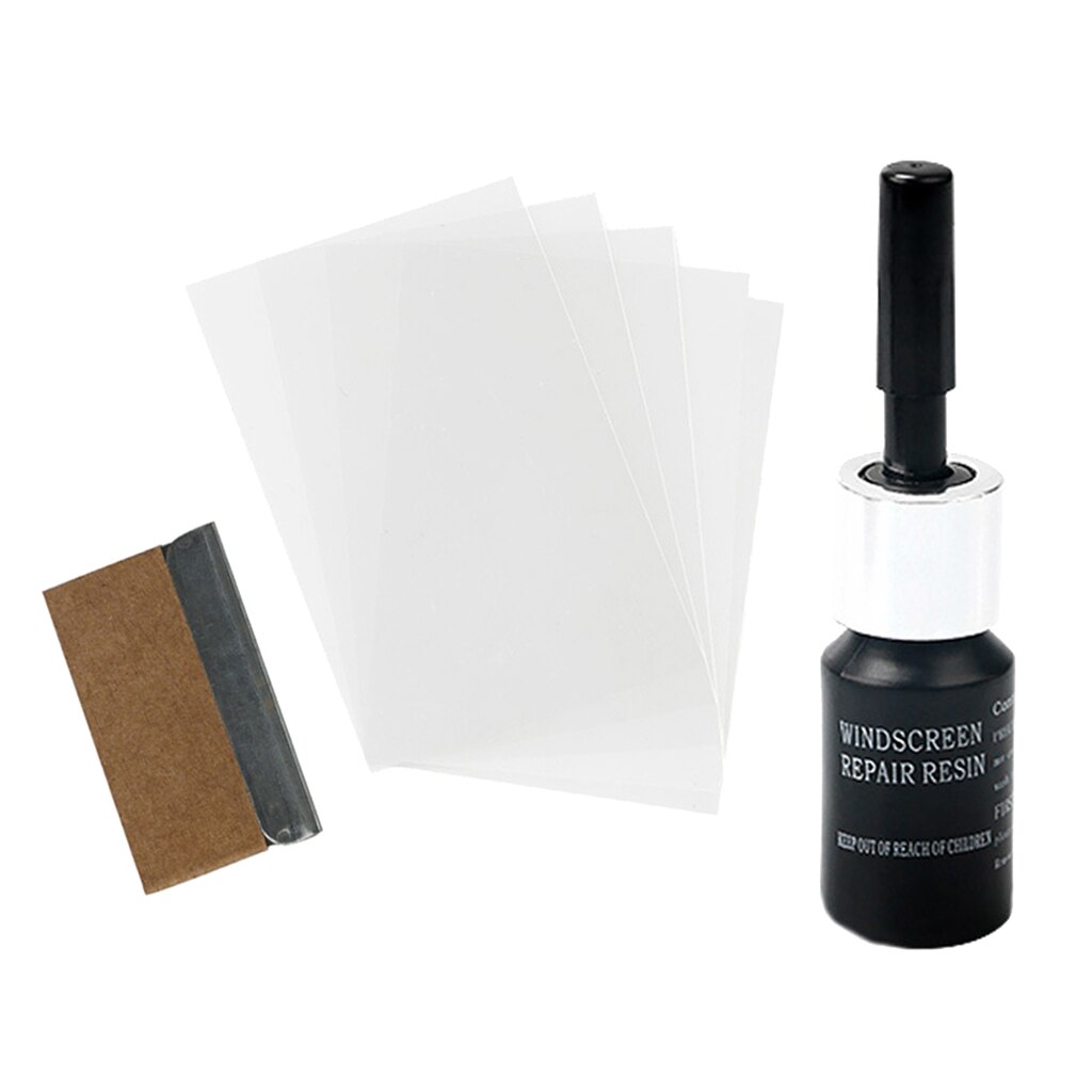 6pcs Window Repair Kit Car Windshield Repair Kit Glass Nano Repair Kit Widow Repairing Fluid DIY Windscreen Scratch Repair Tool