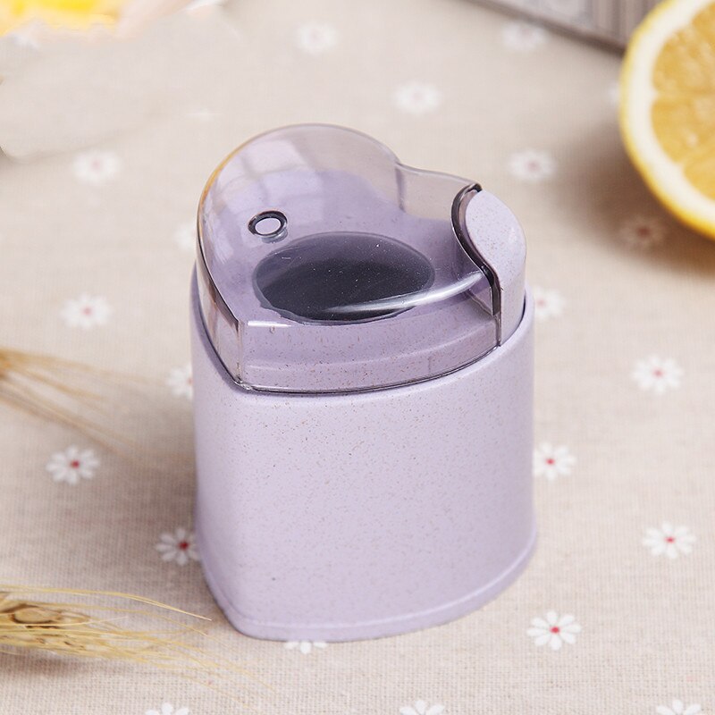 Style européen Automatique Support Pour Cure-Dents Conteneur De Paille De Blé de Table De Ménage Cure-Dents Boîte De Rangement Distributeur de Cure-Dents: C4