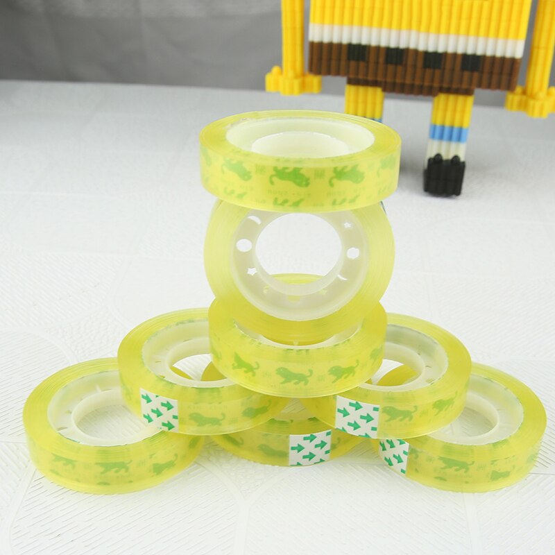 3Rolls 12Mm * 30M Transparante Tape Clear Afdichting Verpakking Student Briefpapier Accessoires School Kantoorbenodigdheden 2022
