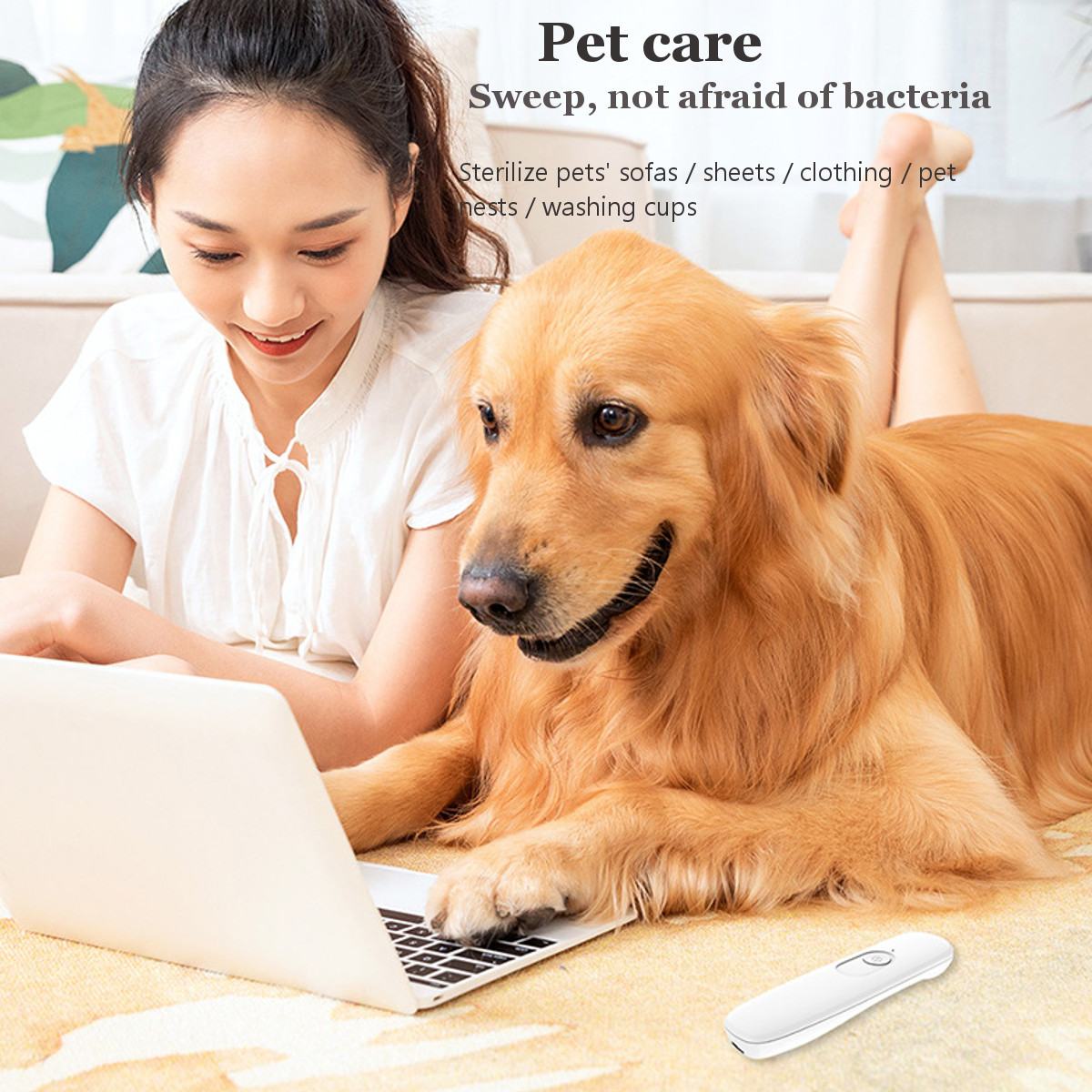 LED Portable UV Sterilize Germicidal Lamp Home Handheld Disinfection Light Bulb Ultraviolet For Home Office Indoor Outdoor