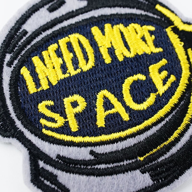 Ik heb nodig... maat :6.2 x 6.3cm stoffen strijkpatch badge geborduurde badges abstracte kinderpatches voor kleding stickers 0107