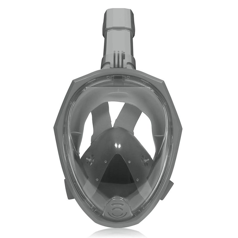 Full Face Diving Mask 180 Seaview Snorkel Mask Anti-fog Snorkeling Mask anti leak snorkel Underwater Swimming Equipment: 04 / S/M