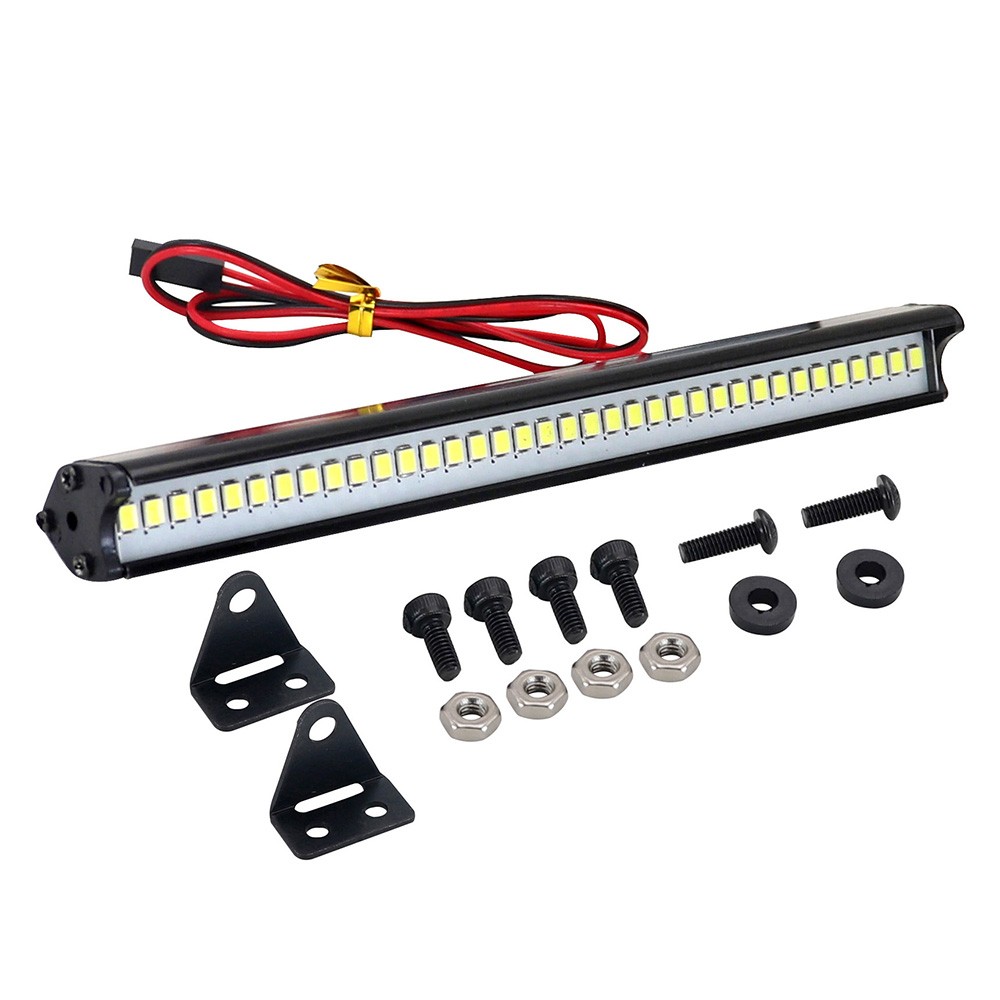 Barre lumineuse Led pour toit de voiture Rc, projecteur 53-149mm pour 1/10 Trxxas Trx4 Defender Trx6 G63 Axial Scx10 D90 Rgt Yikon chenille