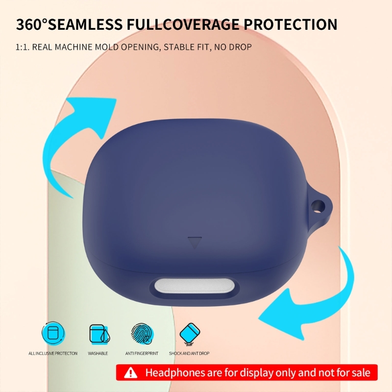 Estuche de transporte de silicona para auriculares Anker Soundcore Liberty 4 Pro, funda protectora resistente a los arañazos y a prueba de arañazos