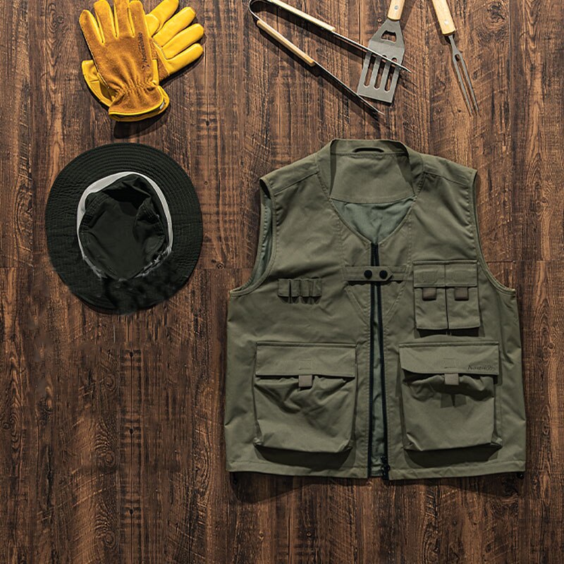 Naturehike Outdoor Vest Portable Multiple Pockets Leisure Coat Multifunction Clothes For Camping Hiking Travel Picnic Gardening
