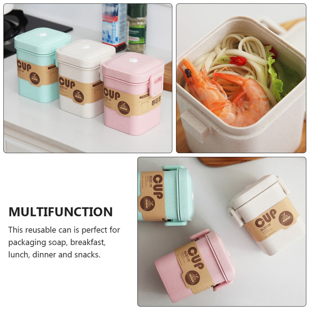 Sealed Soup Cup Practical Mug Anti-scald Porridge Cup Leakage-proof Cup