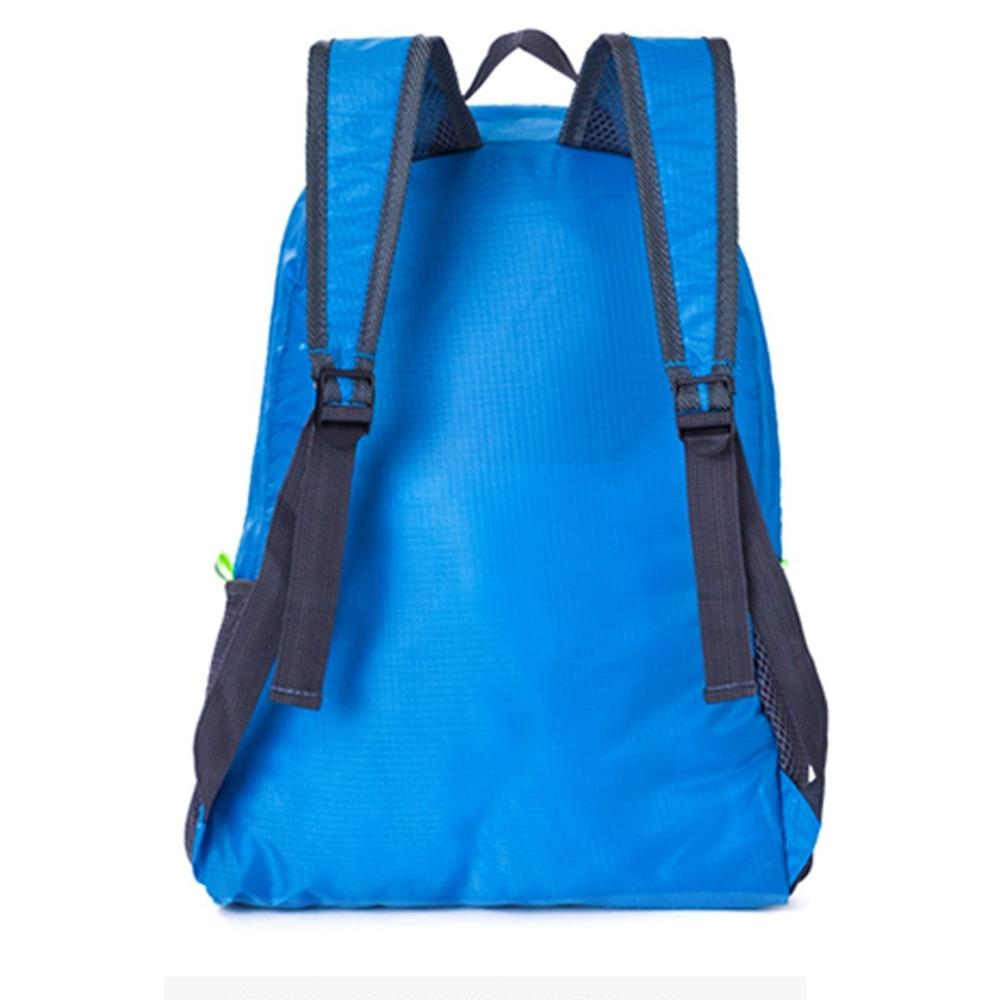 Tragbare draussen Wasserdicht Reisen Schulter Rucksäcke Falten Nylon Camping Wandern Radfahren Sport Tasche