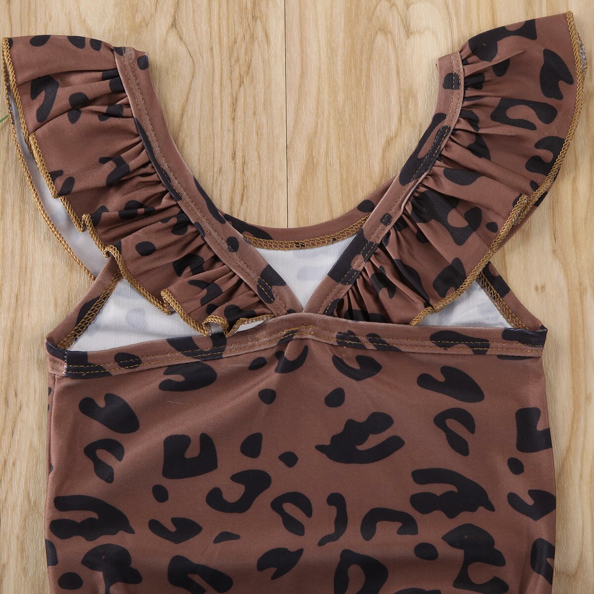 Summer Swimsuit Kids Baby Girl Leopard print Swimming Costume One Piece Swimwear Outfits