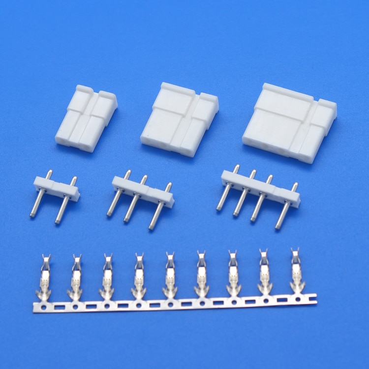 10sets TJC2 7.5mm-5mm Strip Connectors Rechte Pin Header Plug Terminal Printplaat Connector 1P 2P 3P 4P 5P 6P