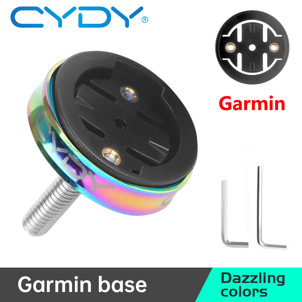 CYDY-Support de vélo pour Garmin, Bryton Rider 420, Wahoo XOSS, IGPSPORT, lumière d'ordinateur de vélo, support de route VTT, GPS, accessoires de vélo: Gris clair