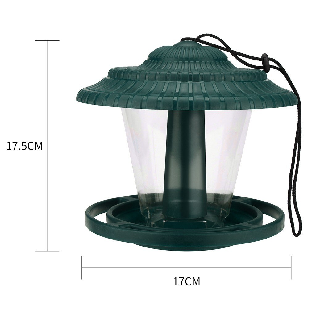 Clear Bird Feeders Glass Window Viewing Bird Feed Hotel Detachable Table Seed Peanut Hanging Suction Courtyard Feeder Tools: M 1PC