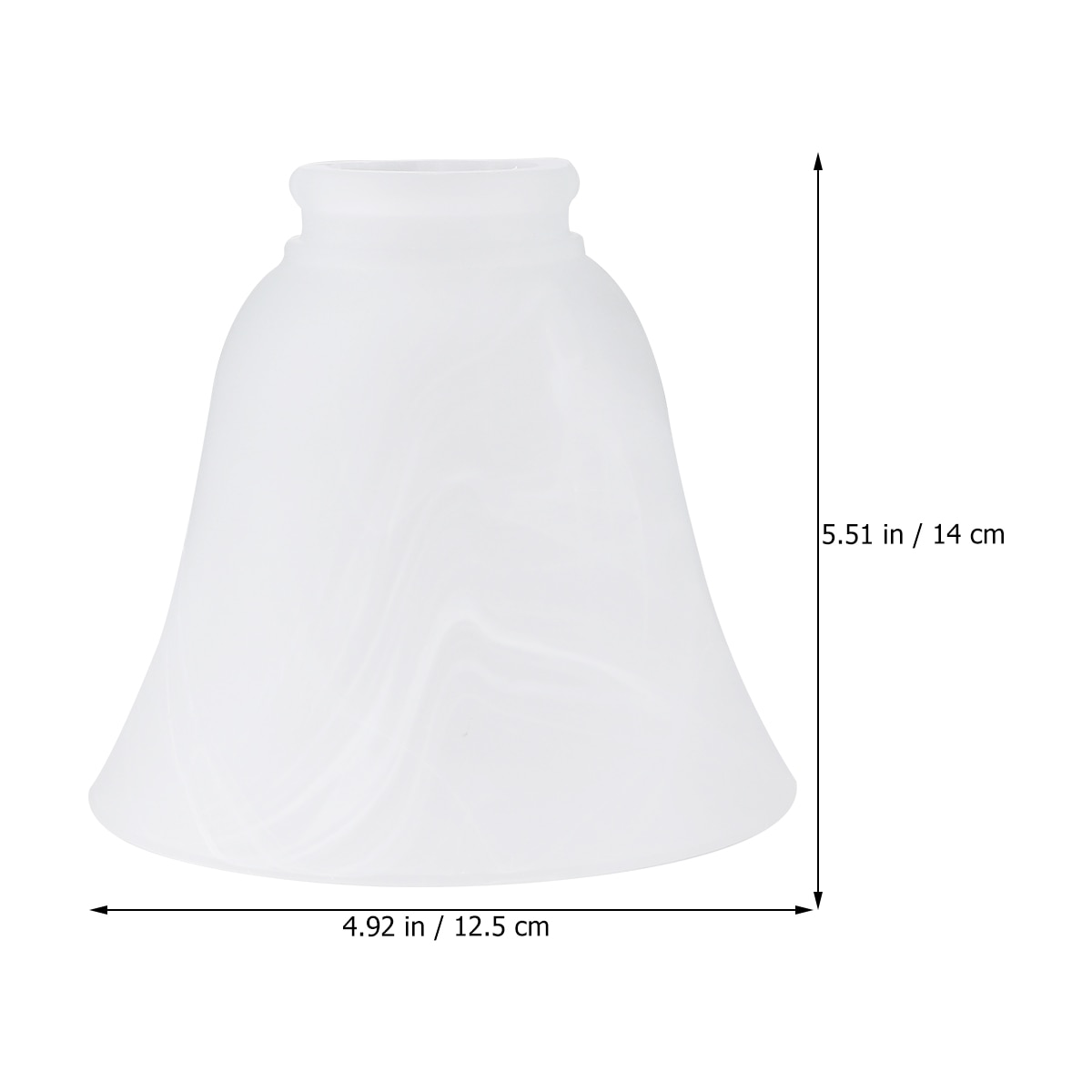 E27 Interface Lamp Shade Simple Lampshade Frosted Glass Lamp Cover Light Accessory for Home Living Room