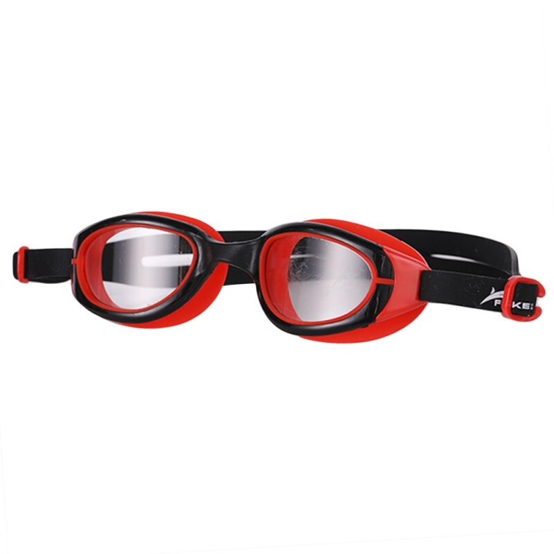 Børn teenagere svømningsbriller vandtæt anti-tåge hd justerbar rembriller svømmer briller m: -en